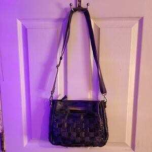 Elegant Bed Stu Blue/Black Shoulder Bag